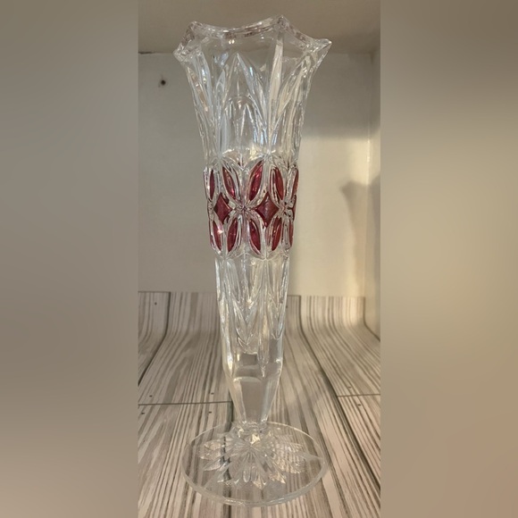 Rare Echt Bleikristall footed vase. - Picture 1 of 7